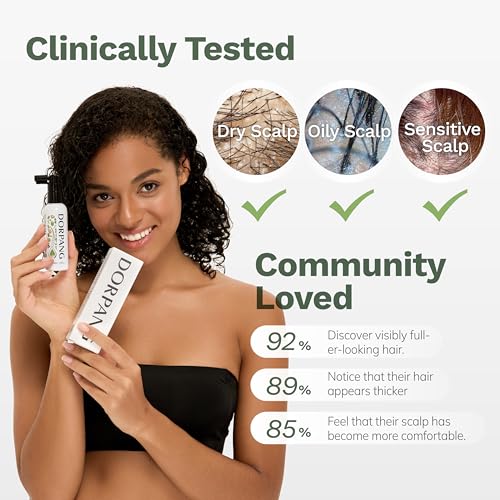 DORPANG Scalp Serum for Thinning Hair 60ml - Hair Thickening with Peptides & Natural Oils