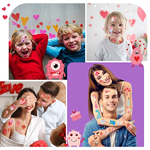 Valentine's Day Temporary Tattoos 120 Sheets 24 Designs