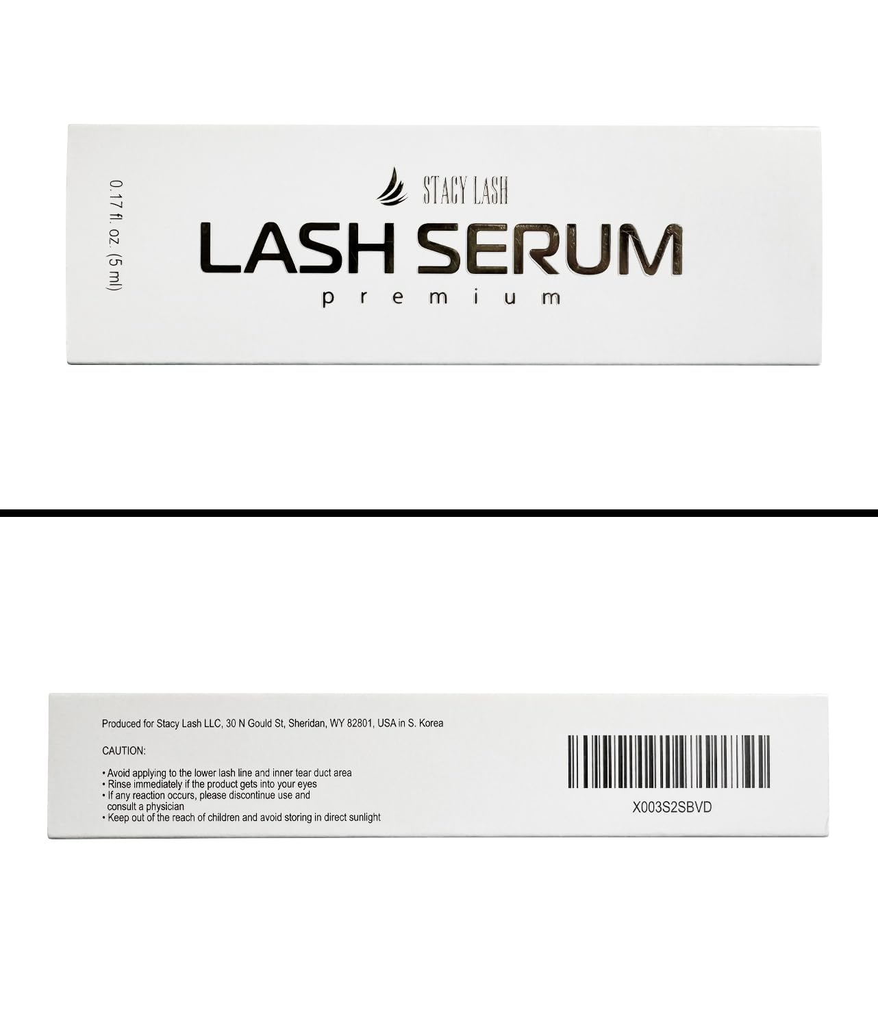 Stacy Lash Growth Serum (0.17fl.oz / 5ml) | Eyebrow & Eyelash Enhancing Serum for Natural Lashes & Brows