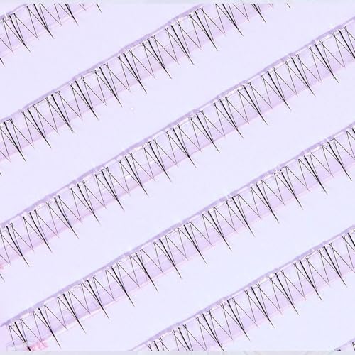 120 Pcs Self Adhesive Bottom lashes Clusters,No Glue 6 MM Natural Individual Bottom Lashes Cluster Eyelash,Extension Bottom Lashes With Lash Tweezer (A-Small flame)