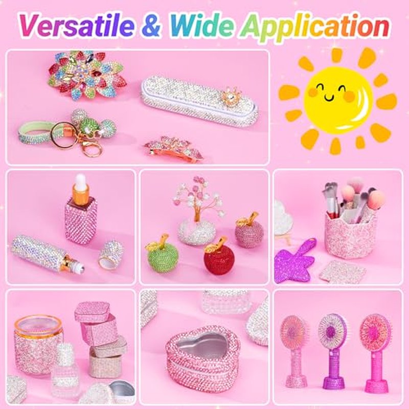 56 Color Bedazzling Kit with 79,000 3mm Rhinestones & Glue