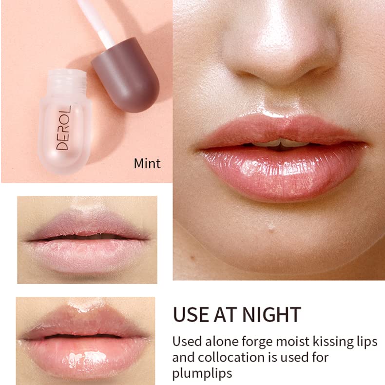 Lip Plumper Serum Set - Day & Night Fuller Lips (2Pcs)