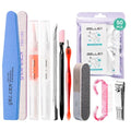 GELLEN Nail Cleanser Pads & Manicure Tools Kit - 50PCS