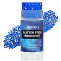 Royal Blue Face & Hair Glitter Stick - Waterproof 4th July Makeup
