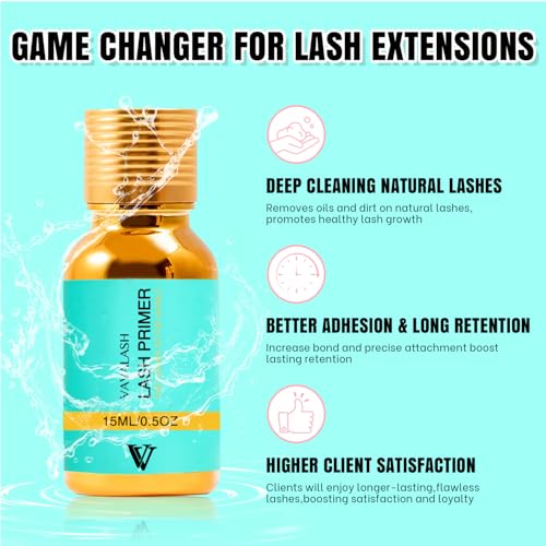 VAVALASH Lash Primer for Extensions 15ML | Professional Salon Use