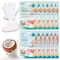 Epielle Hand & Foot Masks Set – Moisturizing Gloves & Socks for Dry, Cracked Skin, Self Care Gifts for Women, Spa Kit