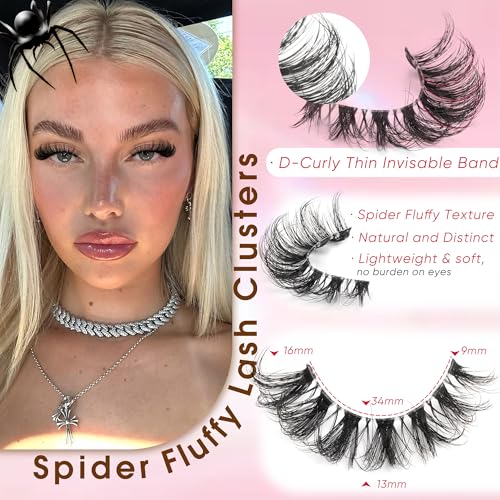 Faux Mink False Lashes 16MM - Natural Wispy Cat Eye (7 Pairs)