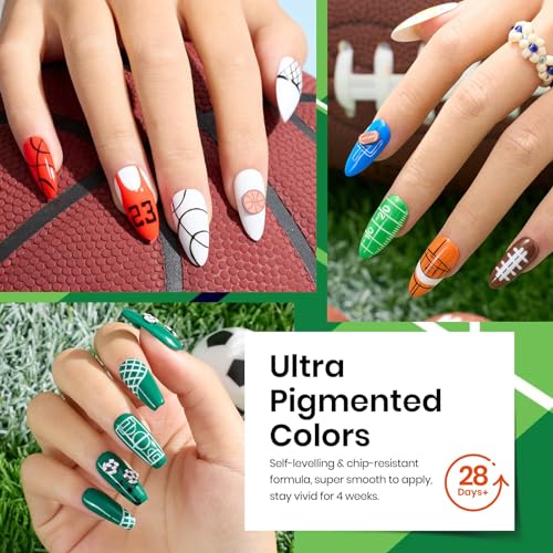 Beetles 20 Color Gel Nail Polish Set with Base, Top Coat & Brush