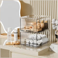 ZHIAI 2-Pack Clear Acrylic Makeup Organizer Drawer