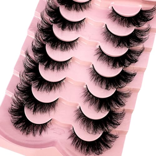 3D Fluffy Mink Lashes - Thick, Long Dramatic Cat Eye