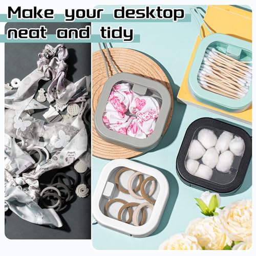 Hair Tie Organizer 4-Pack with Handle - Travel Case