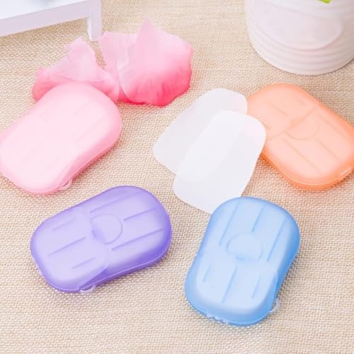 Disposable Soap Paper Pack - 5 Boxes, 500 Sheets Hand & Foot Cleaners