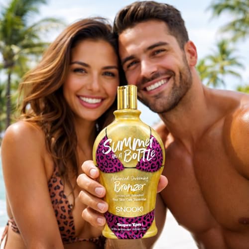 Snooki Summer in a Bottle Darkening Bronzer Tanning Lotion 12oz