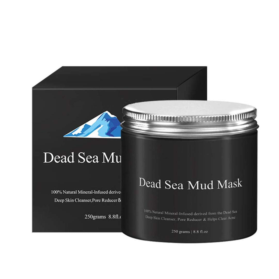 Mud Mask for Face and Body Nourishing, Deep Pore Cleansing, Acne and Blackheads Treatment, Anti Aging and Anti Wrinkle, Organic Natural Facial Mask for Smoother and Softer Skin More Flexible (8.8 oz)