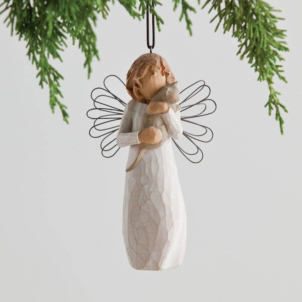 Willow Tree hand-painted sculpted Ornament, With affection