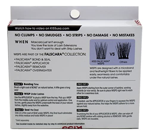 Kiss Falscara Lengthening Wisps Lashes Multi-Pack (2-Pack)