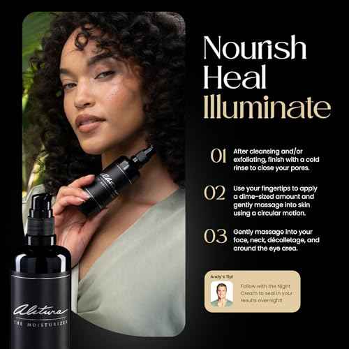 Alitura Naturals Face Moisturizer for Men & Women ? 50ml Daily Hydrating Cream with Aloe Vera, Bee Propolis, Sea Buckthorn, & Honey ? Anti-Aging, Soothing, Non-GMO, USA Made
