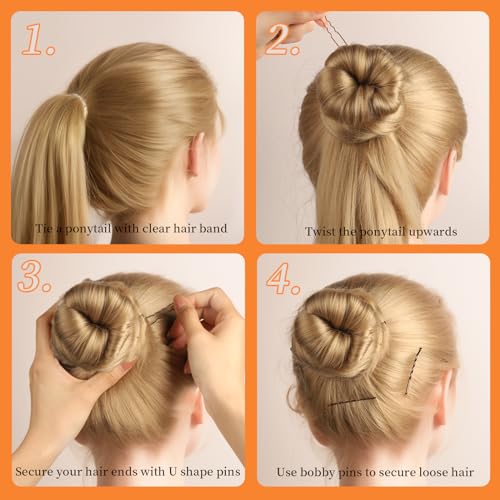 Teenitor 300pc Bobby Pin Kit - Brown Hair Pins & Bun Clips