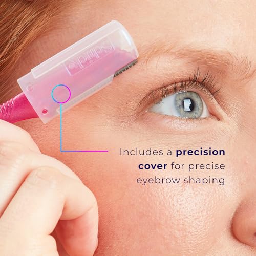 Schick Hydro Silk Dermaplaning Tool & Eyebrow Razor, 3-Pack