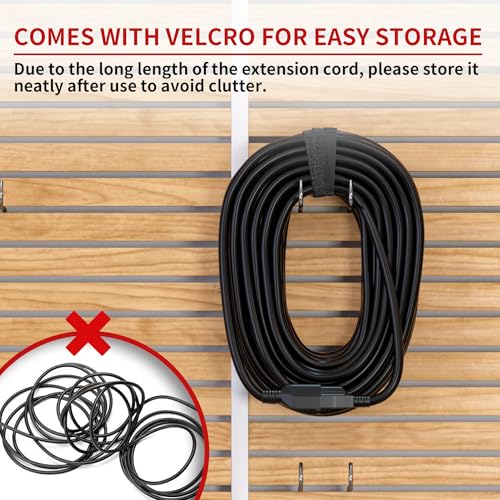 Skrizcable 25 FT Outdoor Extension Cord - Waterproof & Durable