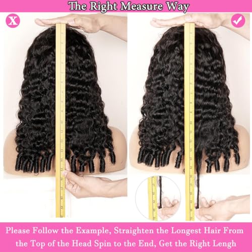 Burmese Curly Half Wig 16" Human Hair 200% Density