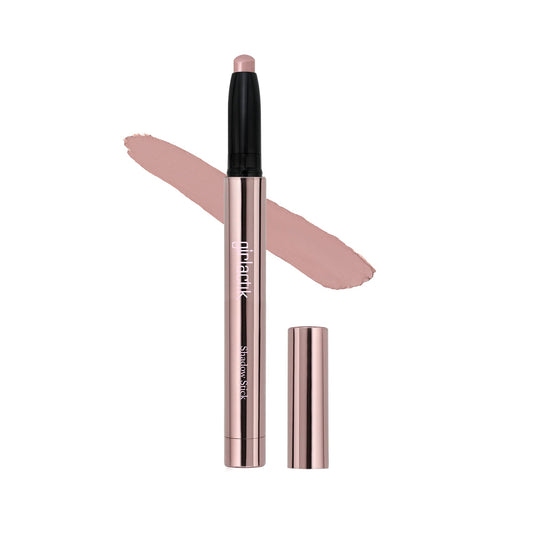 Girlactik Creamy Eyeshadow Stick- Long Lasting and Water-Resistant, Shimmering and Matte Colors Eye Shadow Stick Makeup, Built-in sharpener - 2 g / .07 oz (Blush)