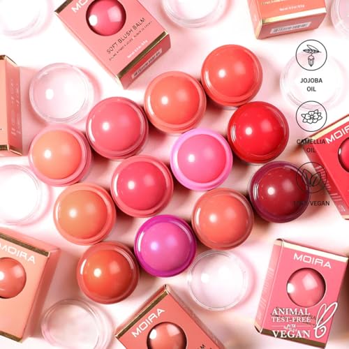 Moira Soft Blush Balm 005 - Creamy Vegan Makeup