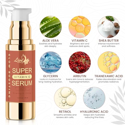Rapid Dark Spot Remover for Face & Body ? Glow Boosting Serum | Vitamin C and Hyaluronic Acid | Age & Sun Spot Corrector, Brown Spot Remover | Anti-Aging | Super Hydrating | Firming & Lifting