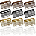 French Hair Combs 14-Teeth for Fine Thin Hair - 12 Pack