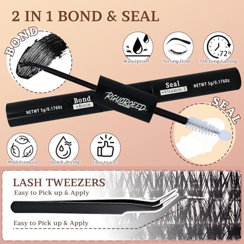 80D 100D Thick Fluffy Lash Clusters Kit 10-18mm DIY