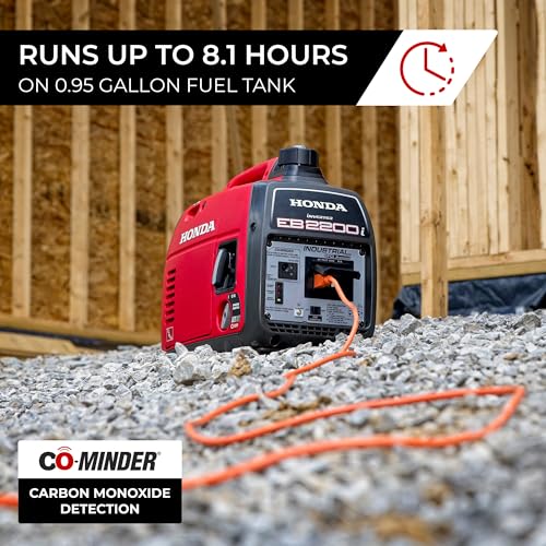 Honda EB2200i 2200W Inverter Generator – Super Quiet Portable