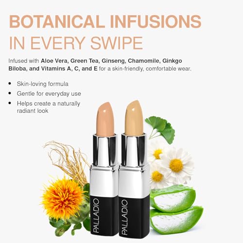 Palladio Stick Concealer - Full Coverage, Long-Lasting & Vegan