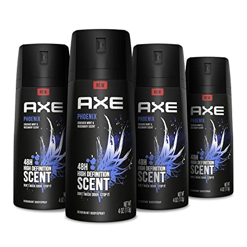 AXE Phoenix Men's Body Spray Deodorant, 4oz (4-Pack)
