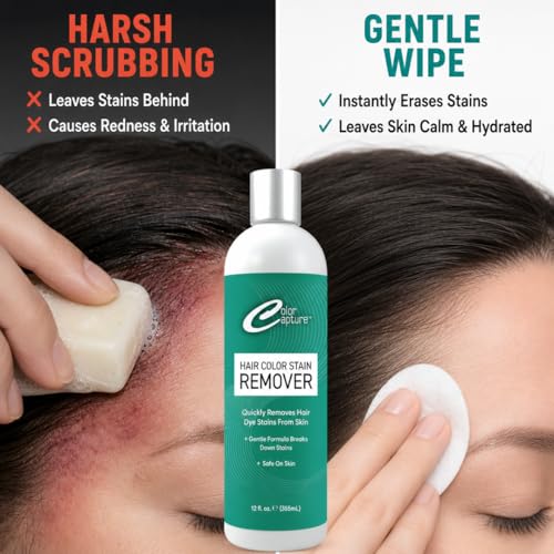 Hair Color Stain Remover - Gentle Dye Eraser for Skin, 12 fl oz