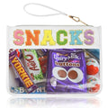 Clear Chenille Varsity Letter Zipper Pouch 11.6" x 8.2"