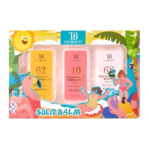 ADMD Solid Perfume Balm 3-Pack – Long Lasting Travel Fragrance