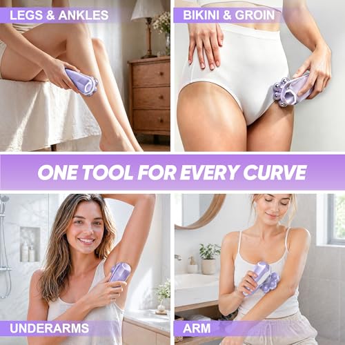 7D Electric Shaver for Women, Wet Dry Bikini Trimmer Kit