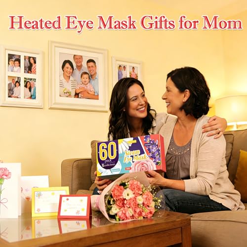AROIC 60-Pack Disposable Steam Eye Masks – Self-Heating Therapy