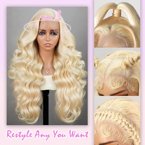 613 Blonde Lace Front Wig - 13x6 HD Human Hair Body Wave