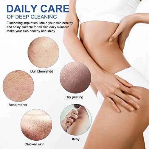 3 Pieces African Net Bath Sponge African Exfoliating African Scrubbing Long Net Rag African Wash Net Shower Body Scrubber, Yellow Pink Purple