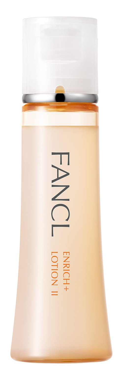 FANCL Enrich+ Lotion II – Japanese Anti-Aging Facial Lotion with Niacinamide, Preservative-Free Hydrating Toner for Firmness & Elasticity