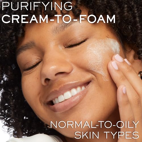 Lanc?me Cr?me Radiance Cream-to-Foam Cleanser | Gentle Purifying Facial Cleanser to Remove Waterproof Makeup & Clarify Pores | For Normal & Combination Skin | 4.2 Fl Oz