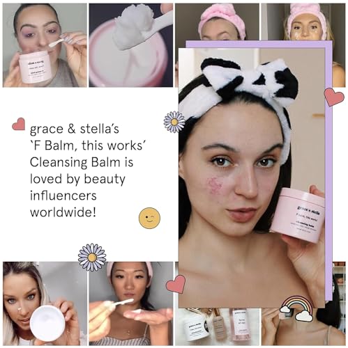Grace & Stella Makeup Remover Balm - Vegan Cleansing Balm 102g