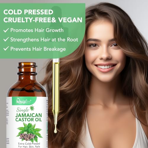 Organic Jamaican Black Castor Oil 60ml - Hair Growth & Massage
