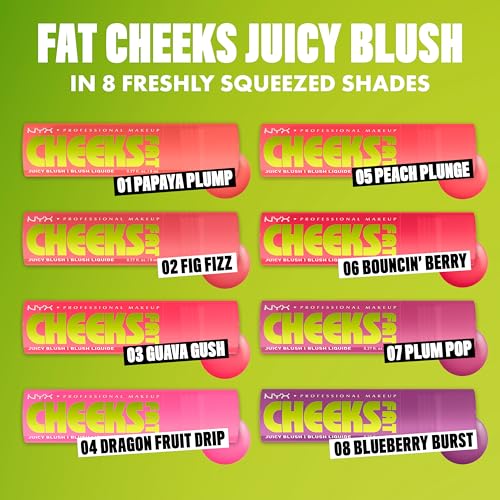 NYX Fat Cheeks Liquid Blush – Blueberry Burst