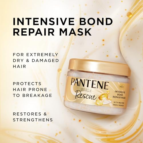 Pantene Miracle Rescue Intensive Bond Repair Hair Mask, 10.1 fl oz