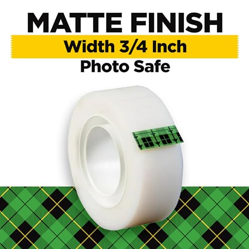 Scotch Magic Tape, Invisible, Home Office Supplies and Back to School Supplies for College and Classrooms, 6 Rolls