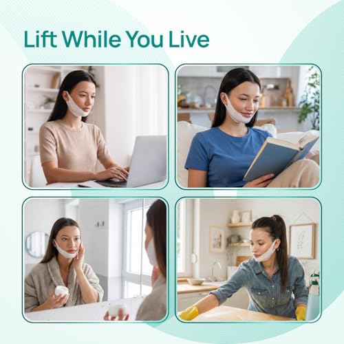 PLANTIFIQUE V-Line Chin Lifting Mask, 5 Pack