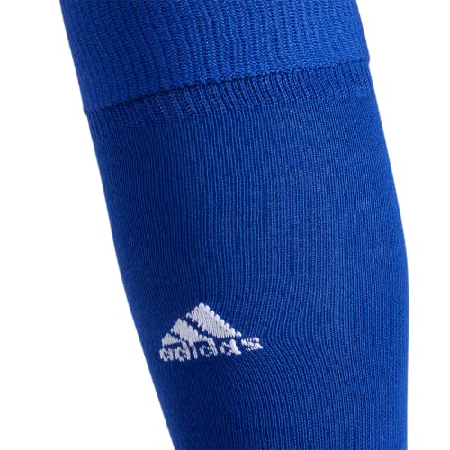 adidas Rivalry Soccer Socks Cushioned Over The Calf (OTC) (2-Pair), Royal Blue/White, X-Small