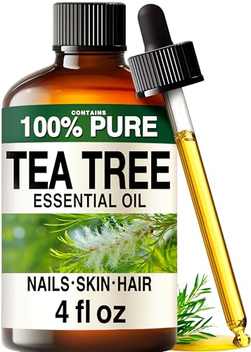 Pure Tea Tree Oil 4 Fl Oz - GC/MS Tested Essential Oil